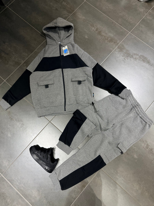 Completo Tuta Uomo Taglie Forti Pocket