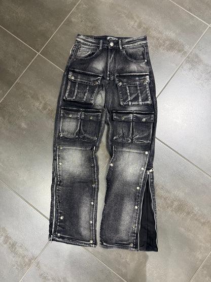 Jeans Uomo Baggy Multitask 6033 Grey