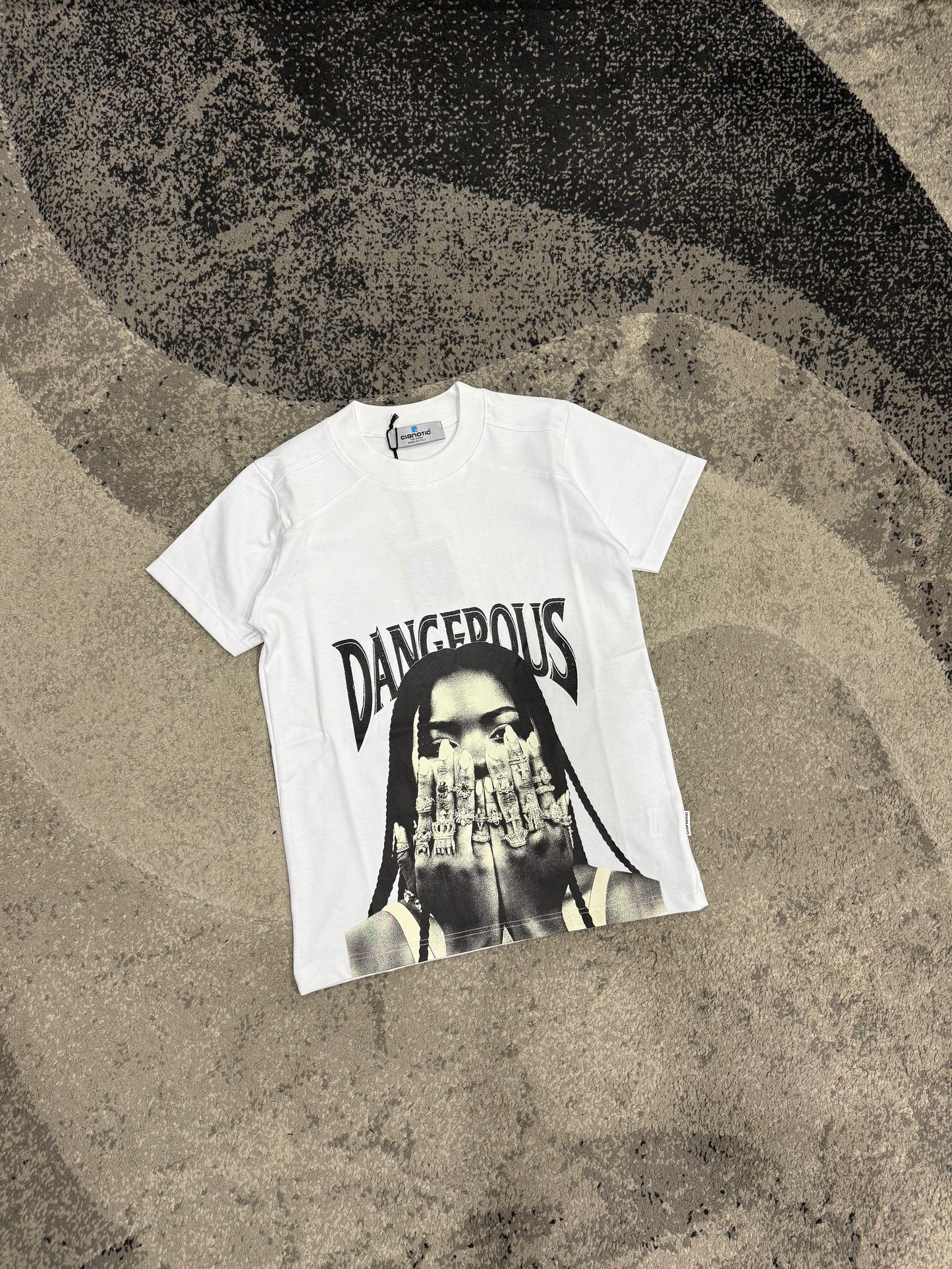 T-shirt Bambino Cotone Cnt Dangerous