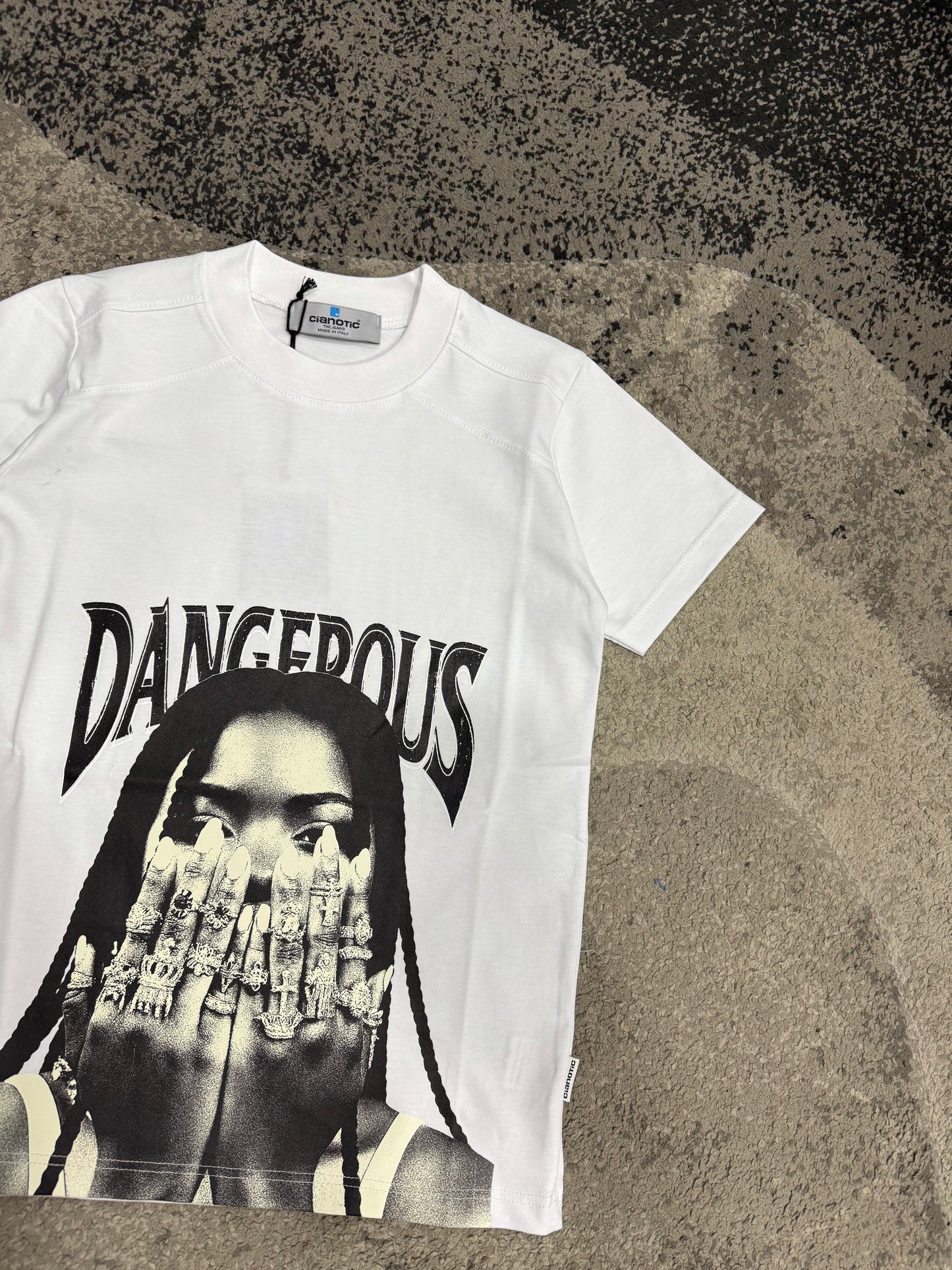 T-shirt Bambino Cotone Cnt Dangerous