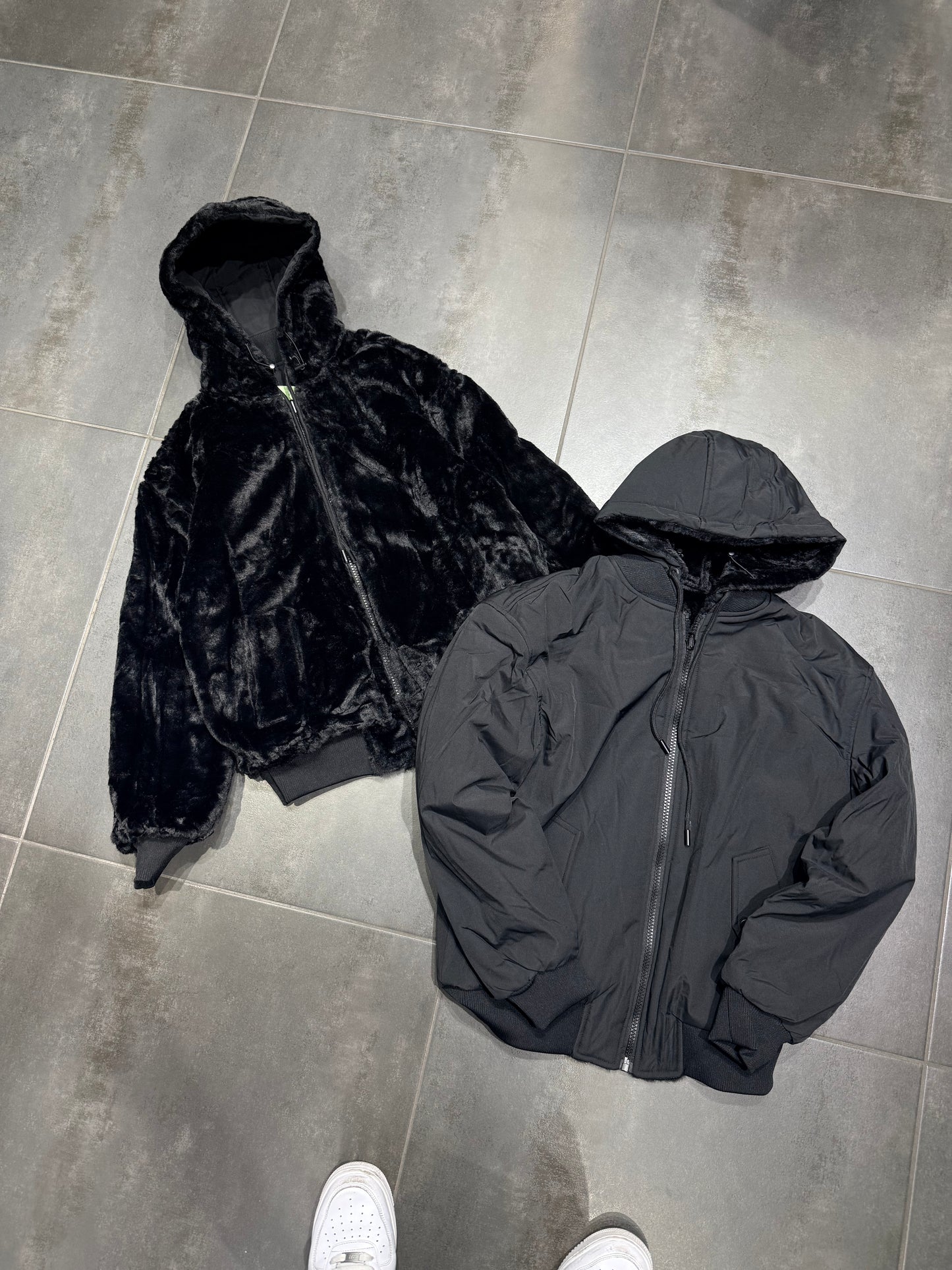 Giubotto Uomo in Ecopelliccia Reversibile F99-10